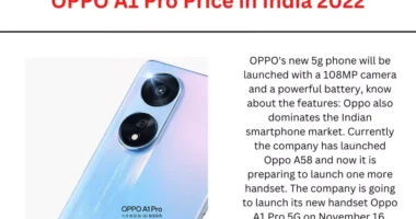 OPPO A1 Pro Price in India 2022